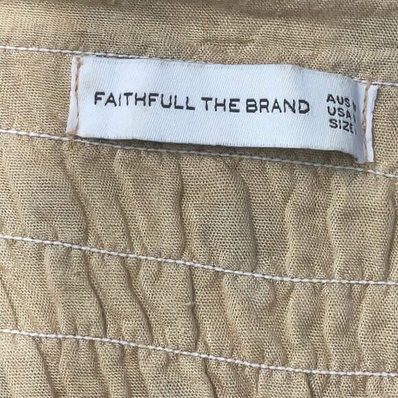 Faithfull + Net Sustain Rianne Elmelds Polka Dot Linen Midi Dress 10 - Picture 8 of 9